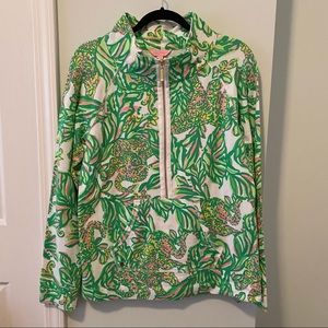Lilly Pulitzer Seeing Pink Elephants Popover NWOT